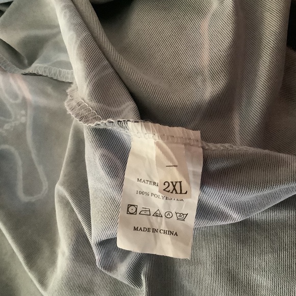 Vintage Butterfly Maxi Dress Cover Up 2x - Picture 4 of 9